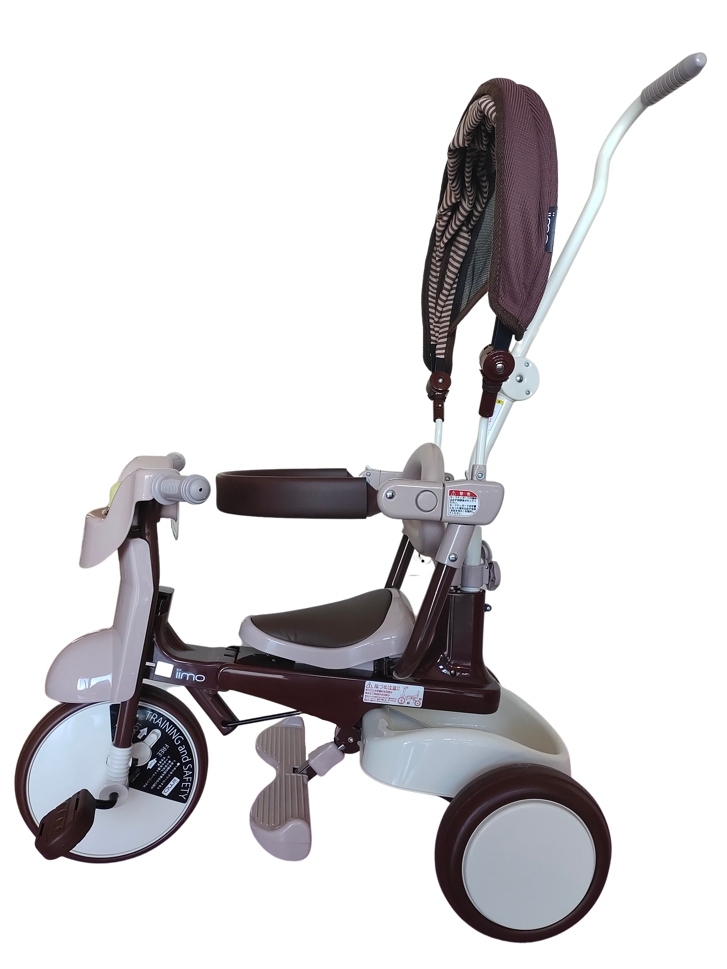 Triciclo plegable iimo 3 en 1 con dosel